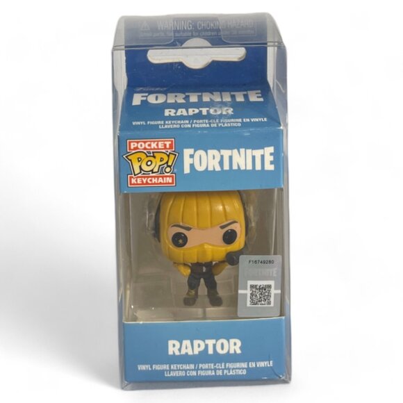 Funko Other - Funko Pocket Pop! Keychain: Fortnite Raptor - NEW, Vinyl Figure (OPENED)
